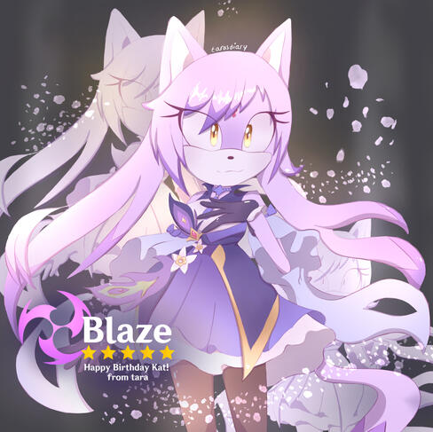 Blaze as Keqing for Kat - Birthday Gift